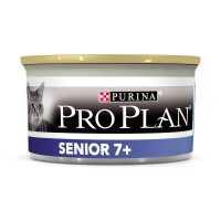 PRO PLAN Adult 7+ (Про План консервы для кошек старше 7 лет мусс тунец)