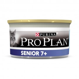 PRO PLAN Adult 7+ (Про План консервы для кошек старше 7 лет мусс тунец) Adult 7+ мусс для кошек старше 7 лет тунец