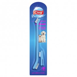 Cliny (Клини Зубная щетка + массажер для десен для собак и кошек (36977)) - Cliny (Клини Зубная щетка + массажер для десен для собак и кошек (36977))