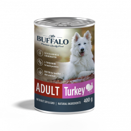 Mr.Buffalo ADULT (Баффало консервы для собак индейка ) - Mr.Buffalo ADULT (Баффало консервы для собак индейка )