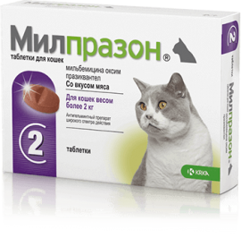 Милпразон антигельминтик для взрослых кошек (41849) - Милпразон антигельминтик для взрослых кошек (41849)
