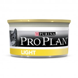 PRO PLAN Light (Про План Консервы для кошек низкокалорийный Индейка, банка) Light кусочки индейки, в соусе для кошек с избыточным весом