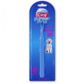 Cliny (Клини Зубная щетка 2D для собак (78850)) - Cliny (Клини Зубная щетка 2D для собак (78850))