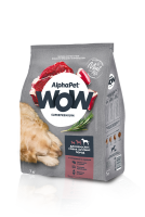 AlphaPet WOW (Альфа Пет для взрослых собак крупных пород с говядиной и сердцем)