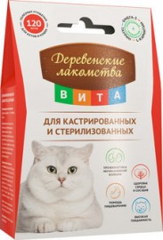 ВИТА для кошек для кожи и шерсти деревенские лакомства (64613) - ВИТА для кошек для кожи и шерсти деревенские лакомства (64613)