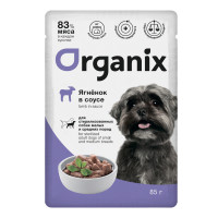 Organix (Органикс паучи для стерилизованных собак мелких и средних пород ягненок в соусе)