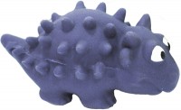 №1 Игрушка для собак "Динозаврик фиолетовый с пищалкой латекс" 8см (83832)