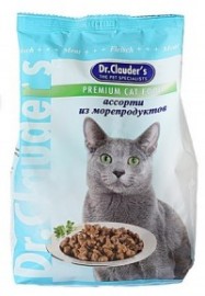 Доктор Клаудер сухой корм для кошек с морепродуктами - Доктор Клаудер сухой корм для кошек с морепродуктами