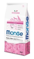 Корм Monge Speciality Line All Breeds Adult Pork (Монж для взрослых собак всех пород со свининой)