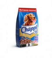 Chappi корм для собак мясное изобилие "Сытный мясной обед" 
