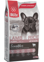 Распродажа! Blitz Puppy Lamb & Rice (Блиц сухой корм для щенков всех пород с ягнёнком и рисом)