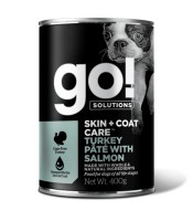 GO! Skin + Coat Turkey Pate with Salmon (Гоу консервы с индейкой и лососем для собак)