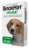 БлохНэт max капли против клещей и блох для собак 10-20кг 13459
