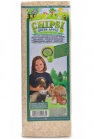 Chipsi Plus Green Apple Наполнитель древесный ароматизированный для грызунов  12112