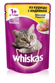 Whiskas для кошек паштет из курицы с индейкой - 100.jpg