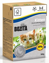 РАСПРОДАЖА! Funktion Kitten (Бозита. Влажное питание для котят) 190г  (29966р) - Бозита для котят 190гр.jpg
