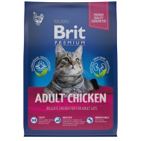 Brit Premium Cat Adult Chicken (Брит Премиум для кошек Курица)
