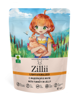 Zillii Light/Sterilized (Зилли пауч для страдающих лишним весом и стерилизованных кошек с индейкой в желе)