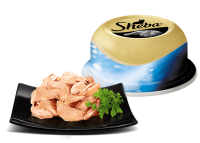 Sheba консервы для кошек сочный тунец в нежном соусе 80г