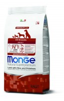Корм Monge Speciality Line All Breeds Adult Lamb (Монж для взрослых собак всех пород с ягненком)