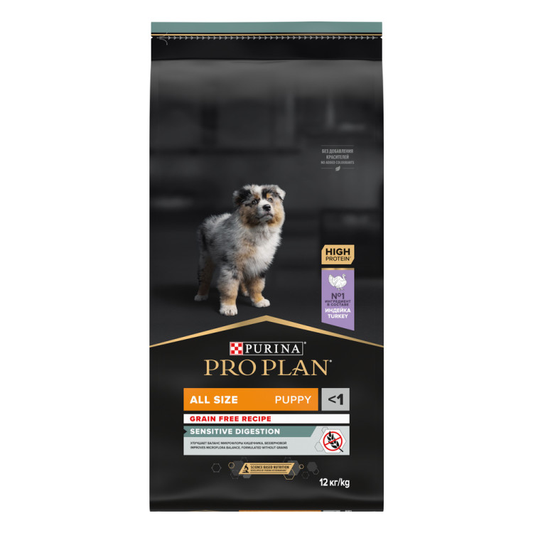 Pro Plan Grain Free Formula Puppy Medium&Large (Проплан беззерновой ...
