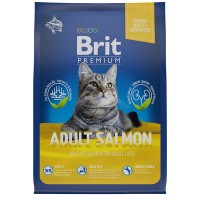 Brit Premium Cat Adult Salmon (Брит Премиум для взрослых кошек Лосось)