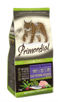 Распродажа! Primordial Grain Free Cat Neutered Turkey Farring (Примордиал беззерновой корм для стерилизованных кошек с индейкой и сельдью)
