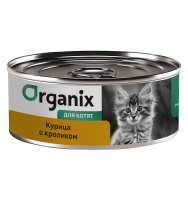 Organix (Органикс консервы для котят курочка с кроликом)