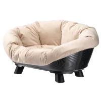 Ferplast Sofa Throne (Ферпласт пластиковый лежак для собак и кошек черный)