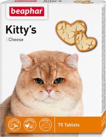 Beaphar Kitty&#039;s Cheese Витамины для кошек со вкусом сыра, мышки 13157  Beaphar Kitty's Cheese Витамины для кошек со вкусом сыра, мышки 13157
