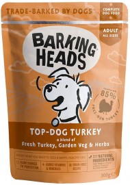 Barking heads Top Dog Turkey (паучи для собак с индейкой "Бесподобная индейка") - Barking heads Top Dog Turkey (паучи для собак с индейкой "Бесподобная индейка")