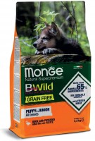Корм Monge BWild Dog Grain Free Puppy & Junior Anatra (Монж беззерновой для щенков всех пород утка и картофель)