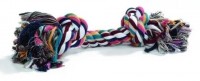 Beeztees игрушка для собак "канат с 2 узлами" разноцветный 16387 (640929)