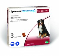 Frontline НексгарД, таблетки инсектоакарицидные для собак (3таб) 25-50кг 55808