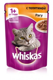Whiskas паучи для кошек рагу с телятиной - Whiskas_veal_CIG_85g_Front.jpg