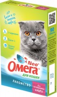 Омега Neo+ Лакомство мультивитаминное для кастрированных кошек с L-карнитином (84047)