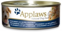 Applaws консервы для собак с курицей, лососем и овощами