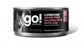 GO! Carnivore Grain Free Salmon Pate with Cod (Гоу консервы беззерновые с лососем и треской для кошек) - GO! Carnivore Grain Free Salmon Pate with Cod (Гоу консервы беззерновые с лососем и треской для кошек)