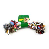 Beeztees игрушка для собак "канат с 2 узлами" разноцветный 16388 (640930)