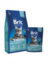 Brit Premium Cat Sensitive (Брит Премиум для кошек с чувствительным пищеварением с ягненком и индейкой) - Brit Premium Cat Sensitive (Брит Премиум для кошек с чувствительным пищеварением с ягненком и индейкой)