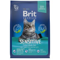 Brit Premium Cat Sensitive (Брит Премиум для кошек с чувствительным пищеварением с ягненком и индейкой)