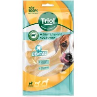 Triol DENTAL косточки жевательные 7,5см упаковка 4шт