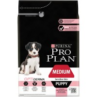 Pro Plan Puppy Medium OptiDerma Salmon (Проплан для щенков с чувствительной кожей с лососем)