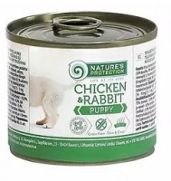 Natures'protection Puppy Chicken & Rabbit (Натур Протекшн консервы для щенков Курица и Кролик (81538))