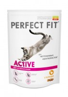 Perfect Fit корм для активных кошек с курицей