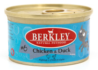 Berkley Tay (Беркли консервы для кошек №6 Курица с уткой в соусе)