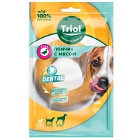 Triol DENTAL пончик жевательный с мясом утки 10см