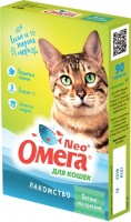 Омега Neo+ Лакомство мультивитаминное для кошек Мятное настроение с кошачьей мятой (84048)