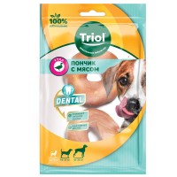 Triol DENTAL пончики жевательные с мясом утки 7,5см упаковка 2шт