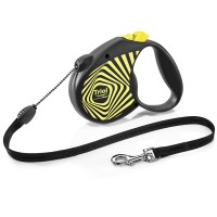 Triol Flexi Life Geometry Yellow (Триол поводок-рулетка для собак трос)